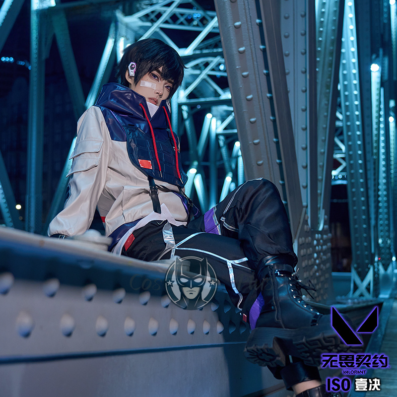 ISO Cosplay Valorant Costume H - Anime Cosplay Dress For Men avaliação e preço