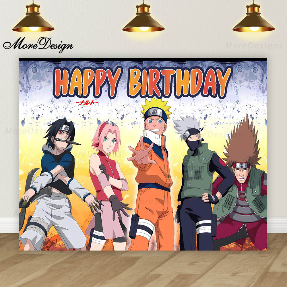 Naruto Photo Backdrop Kids 1st - Anime Cosplay Naruto avaliação e preço