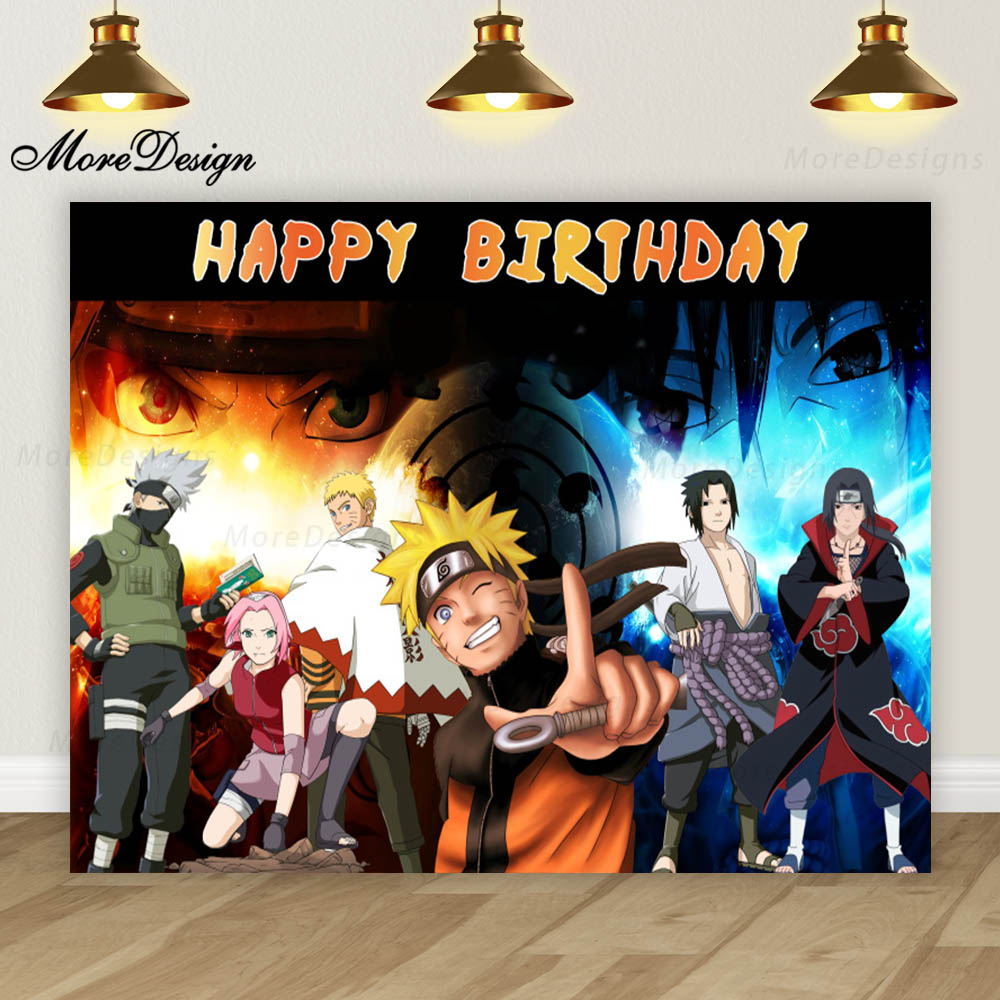 Naruto Photo Backdrop Kids 1st - Anime Cosplay Naruto avaliação e preço