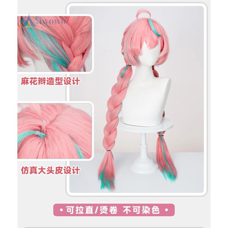 Varesa Game Genshin Impact Cos - Anime Cosplay Blue Hair avaliação e preço