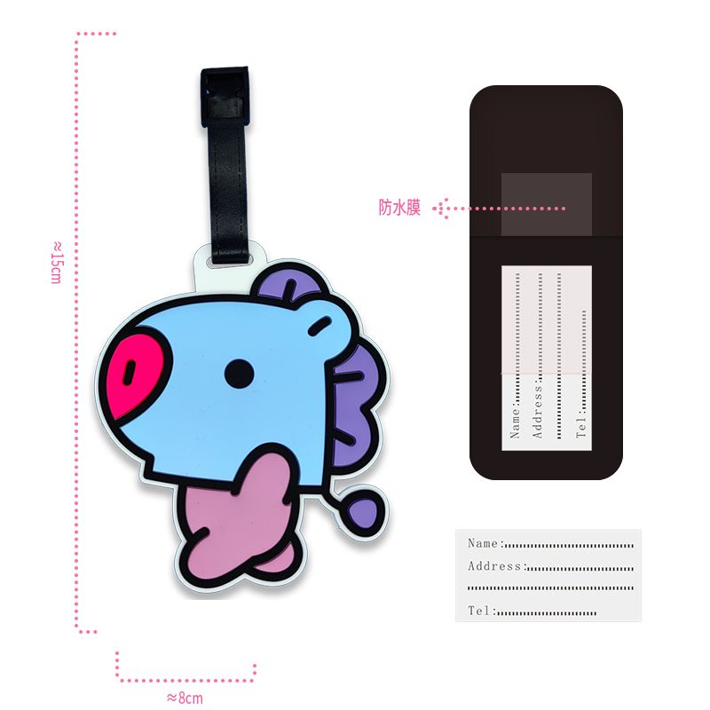 BT21 cartoon cute keychain Kaw - Cosplay Anime Online avaliação e preço