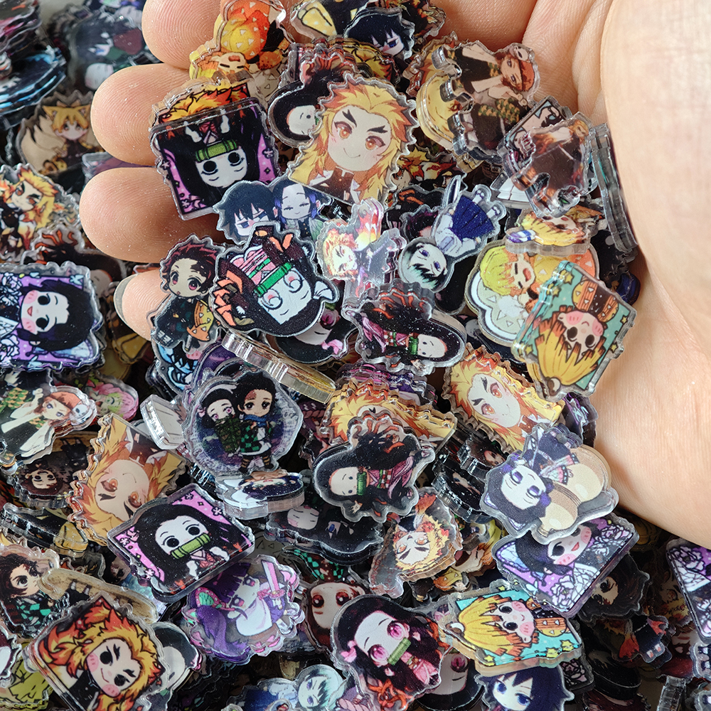 50pcs/set Demon Slayer Anime R - Anime Cosplay Images avaliação e preço