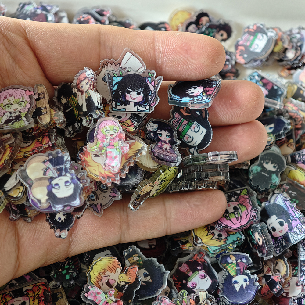 50pcs/set Demon Slayer Anime R - Anime Cosplay Images avaliação e preço
