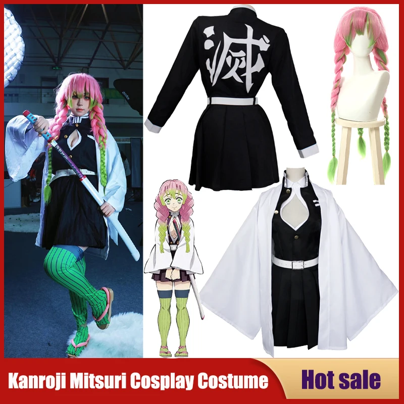 Anime Kanroji Mitsuri Cosplay  - Anime Cosplay Kid avaliação e preço