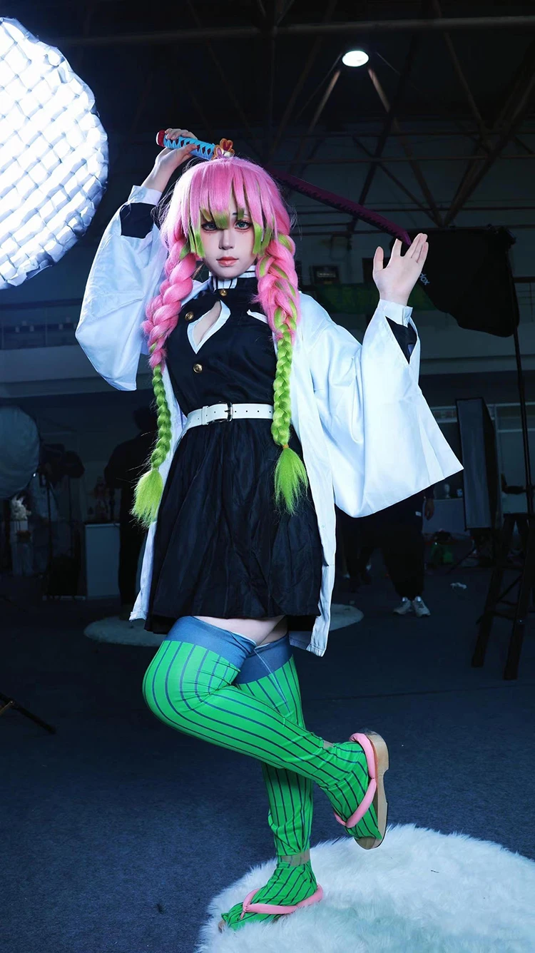 Anime Kanroji Mitsuri Cosplay  - Anime Cosplay Kid avaliação e preço
