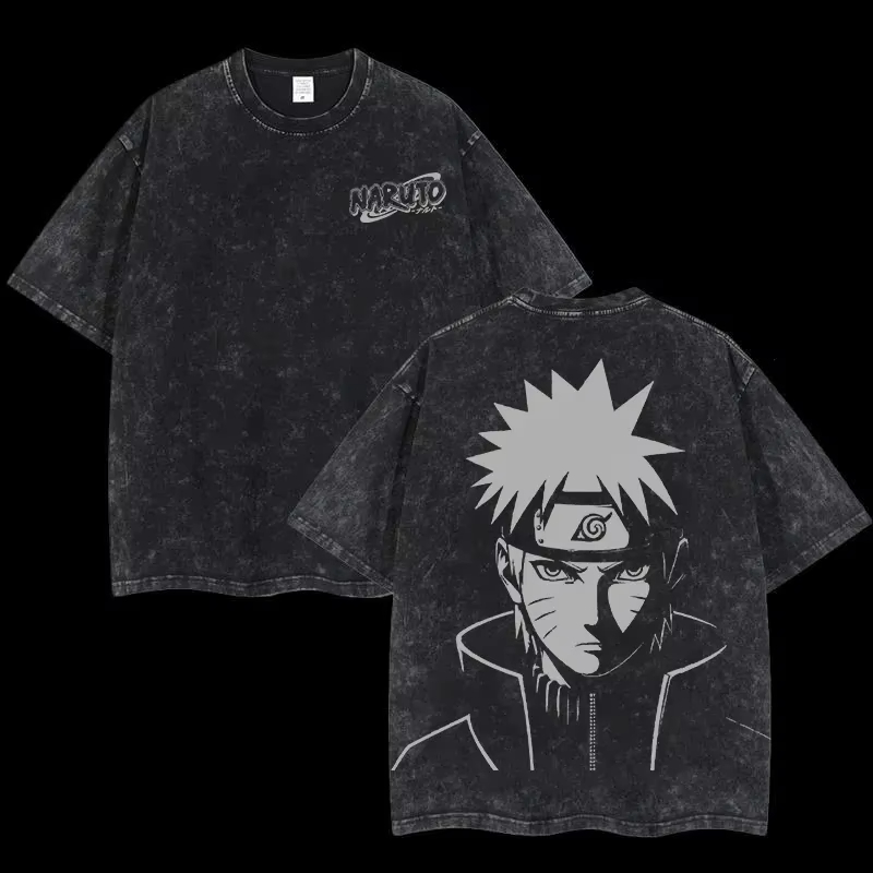 2026 summer Naruto Oversized T - Anime Cosplay Naruto avaliação e preço