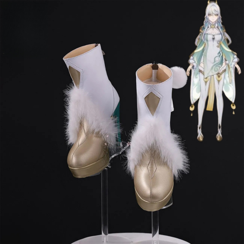 Genshin Impact Zibai Cosplay S - Cosplay Anime Shoes avaliação e preço