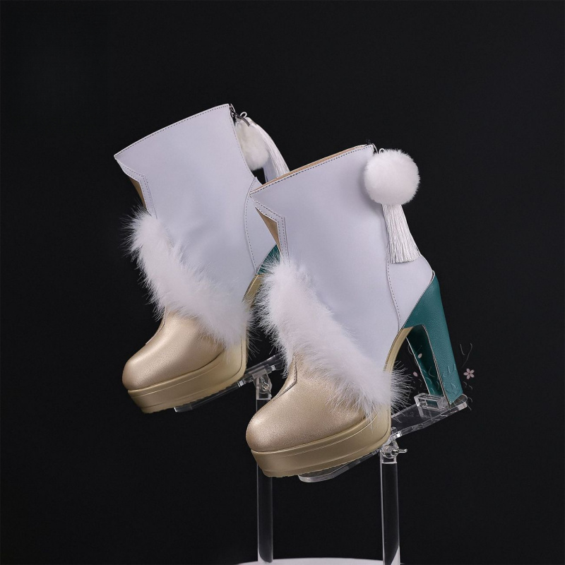 Genshin Impact Zibai Cosplay S - Cosplay Anime Shoes avaliação e preço