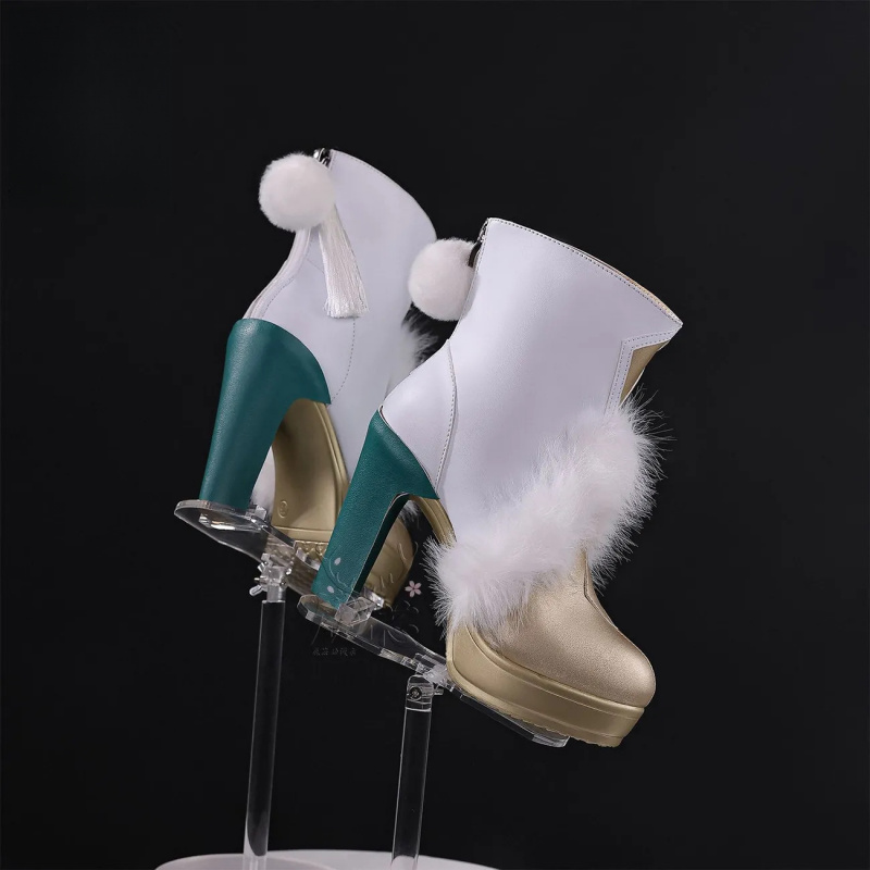 Genshin Impact Zibai Cosplay S - Cosplay Anime Shoes avaliação e preço