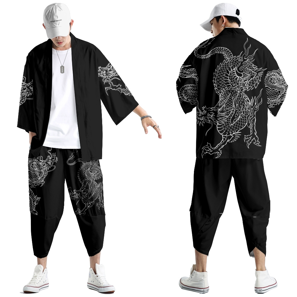 Harajuku Tops Robe Fashion Asi - Demon Slayer Haori avaliação e preço