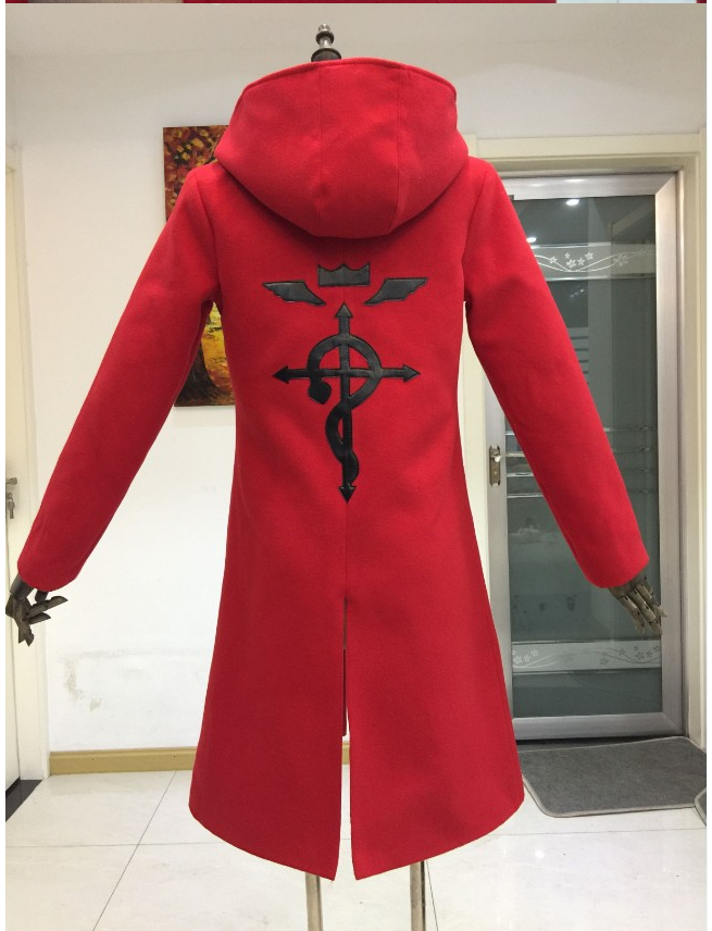 Anime Full Metal Alchemist Cos - Fullmetal Alchemist Coat avaliação e preço