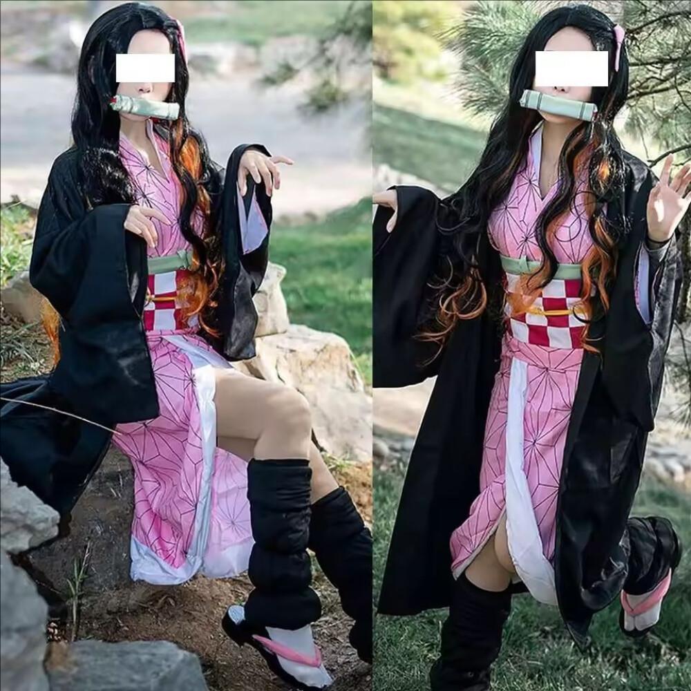 Anime Demon Slayer Kimetsu No  - Anime Cosplay Nezuko avaliação e preço