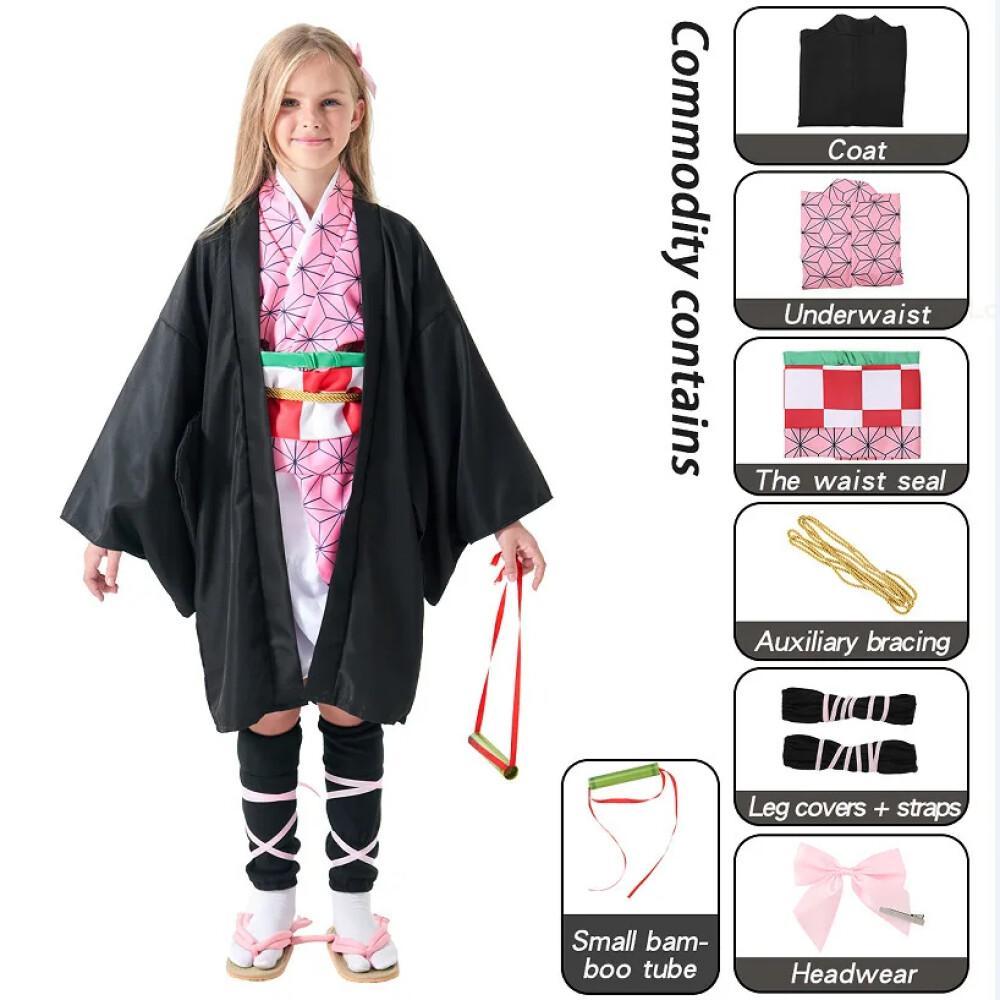 Anime Demon Slayer Kimetsu No  - Anime Cosplay Nezuko avaliação e preço