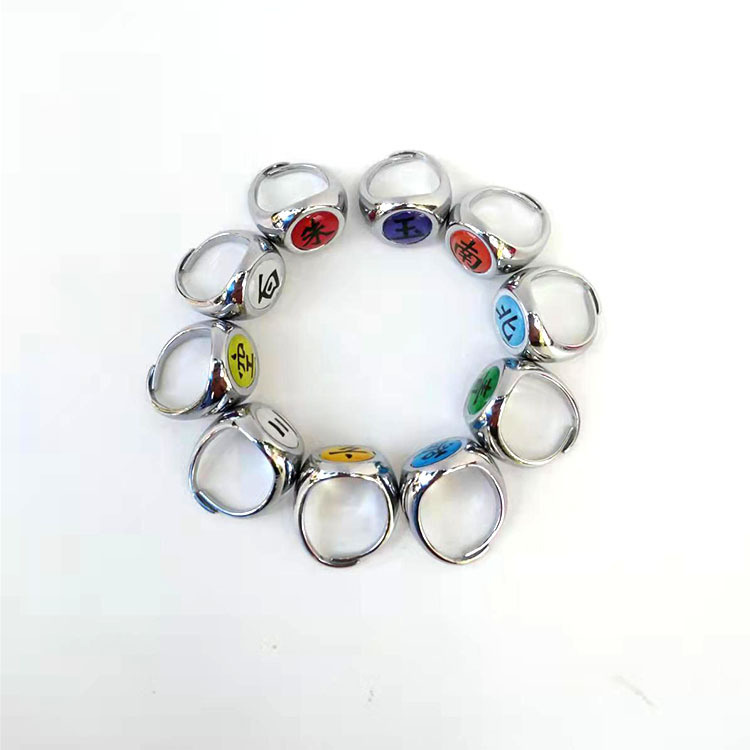Hot Anime Accessories Ring Aka - Anime Cosplay Naruto avaliação e preço
