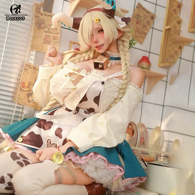 ROLECOS Game Azur Lane Owari c - Anime Cosplay Maid avaliação e preço