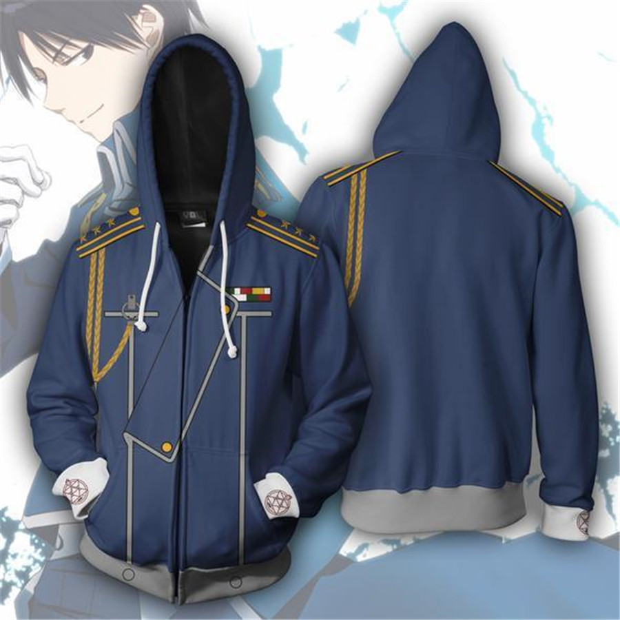 Anime Cosplay Sweatshirts Trac - Fullmetal Alchemist Coat avaliação e preço