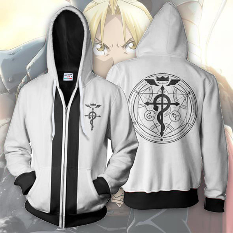 Anime Cosplay Sweatshirts Trac - Fullmetal Alchemist Coat avaliação e preço