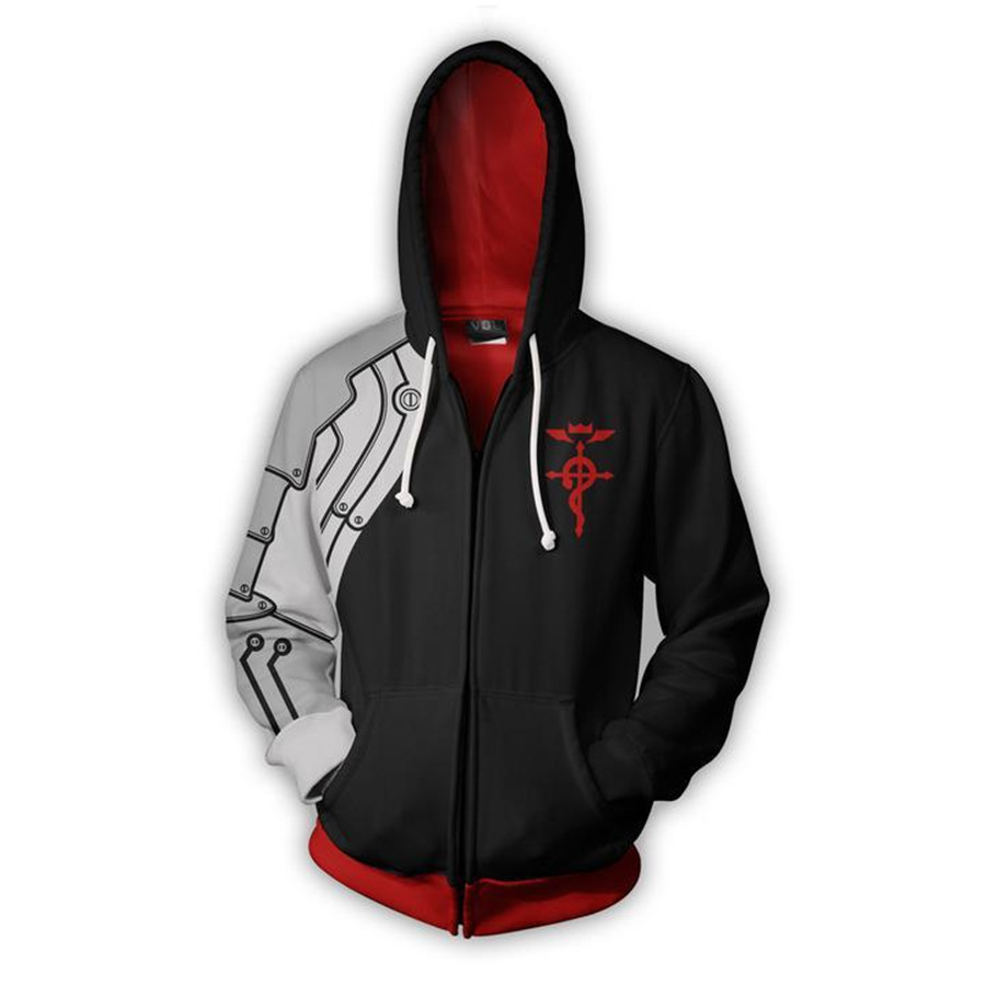 Anime Cosplay Sweatshirts Trac - Fullmetal Alchemist Coat avaliação e preço