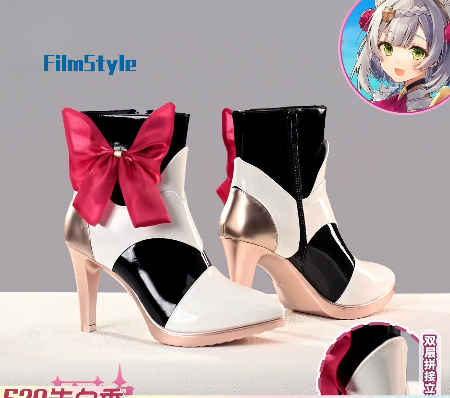 Game Genshin Impact Noelle Cos - Cosplay Anime Shoes avaliação e preço