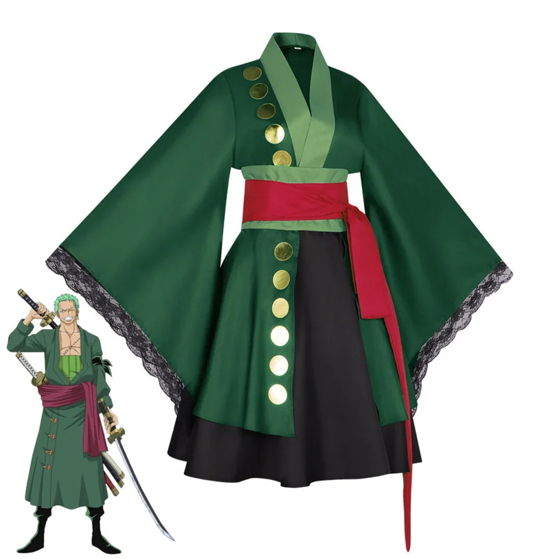 2025 aaa Anime Roronoa Zoro Co - Anime Zoro Cosplay Female avaliação e preço