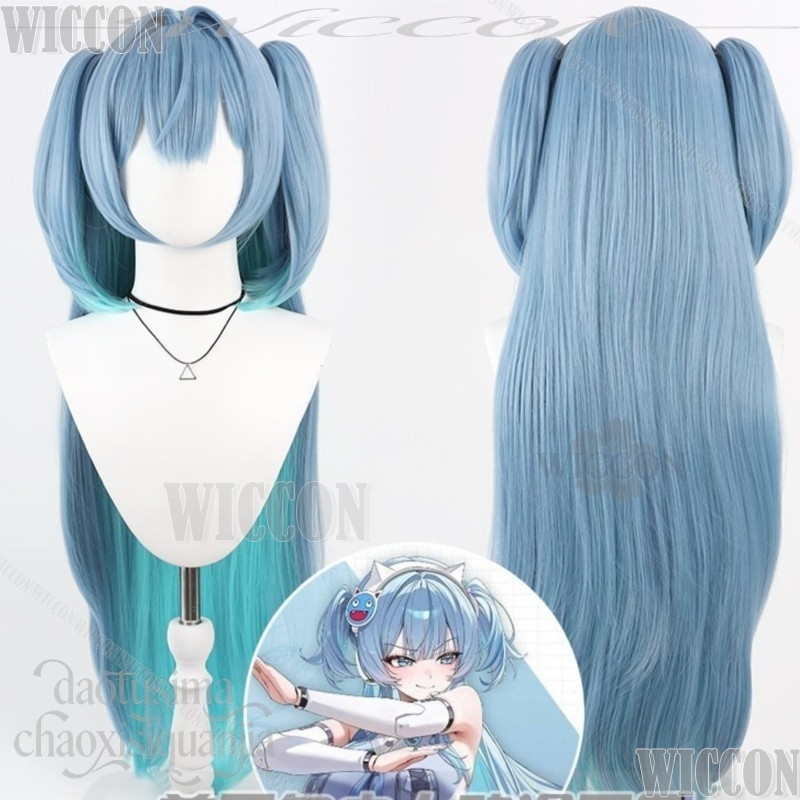 GODDESSS Game VICTORYSS Cospla - Anime Cosplay Blue Hair avaliação e preço