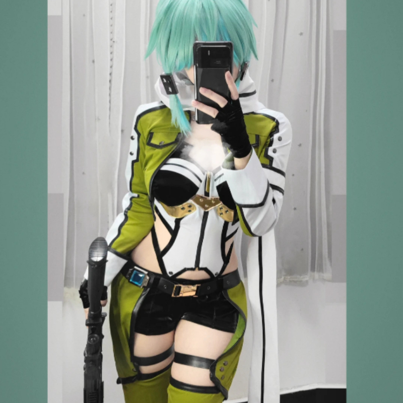 SAO Sword Art Online GGO Sinon - Cosplay Anime Online avaliação e preço
