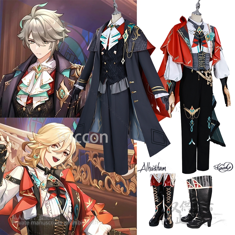 Alhaitham Kaveh KFC Cosplay Co - Cosplay Anime Shoes avaliação e preço