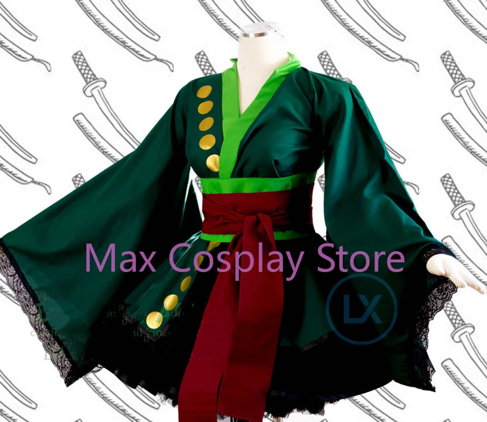 Max Anime Cosplay Costume Zoro - Anime Zoro Cosplay Female avaliação e preço