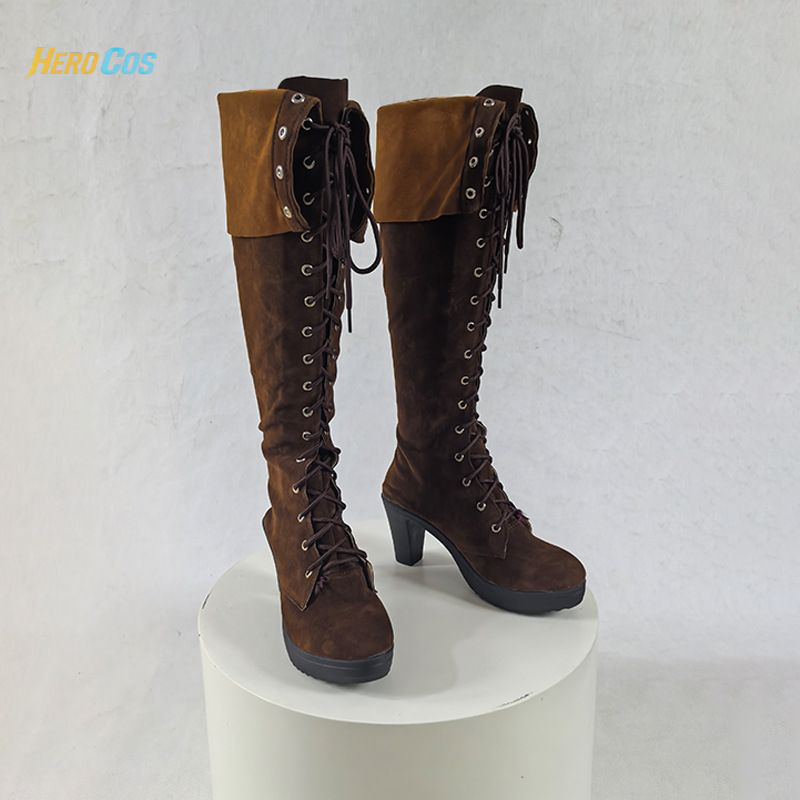 Game Devil Cry 4 Lady Cosplay  - Cosplay Anime Shoes avaliação e preço