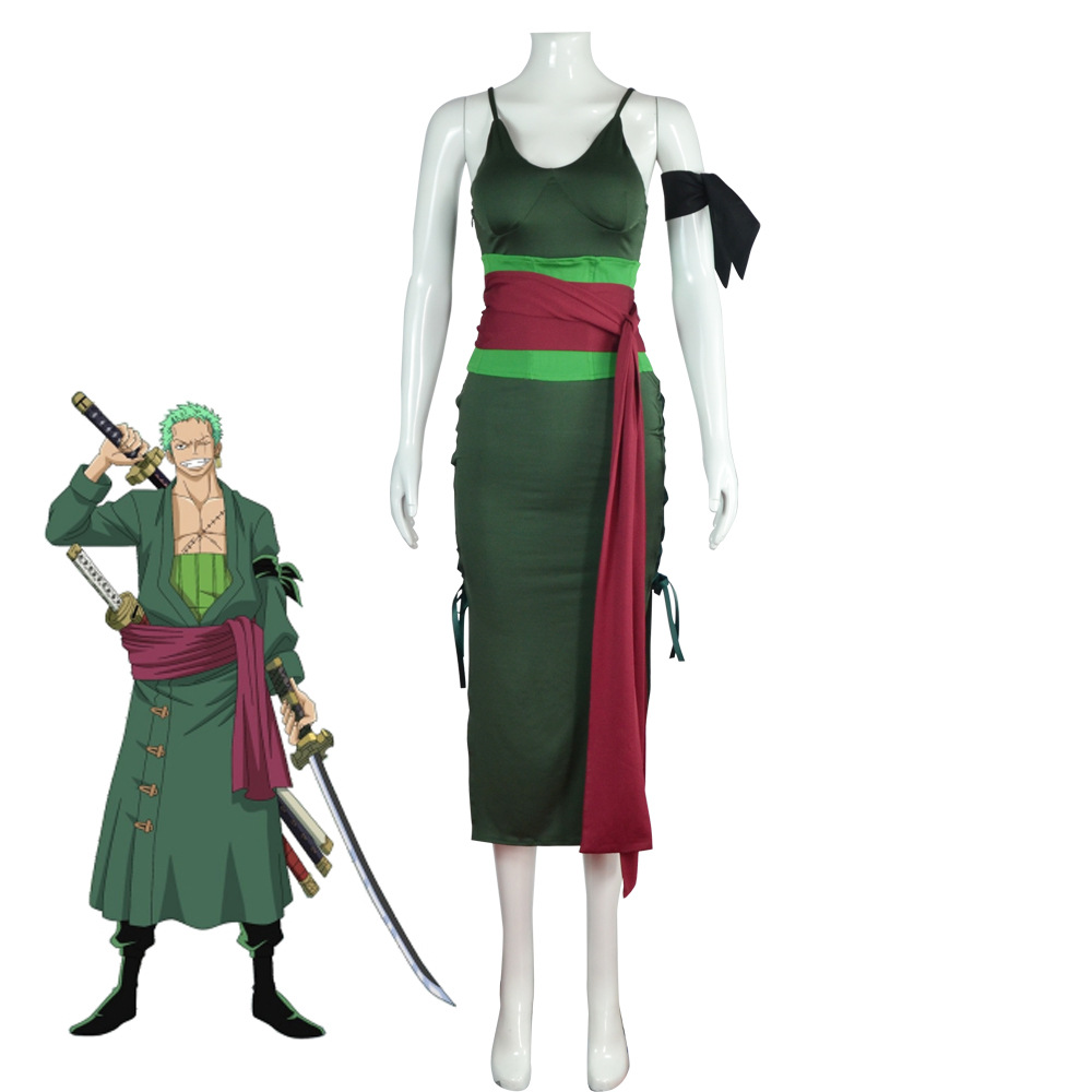 Anime Roronoa Zoro Cosplay Cos - Anime Zoro Cosplay Female avaliação e preço