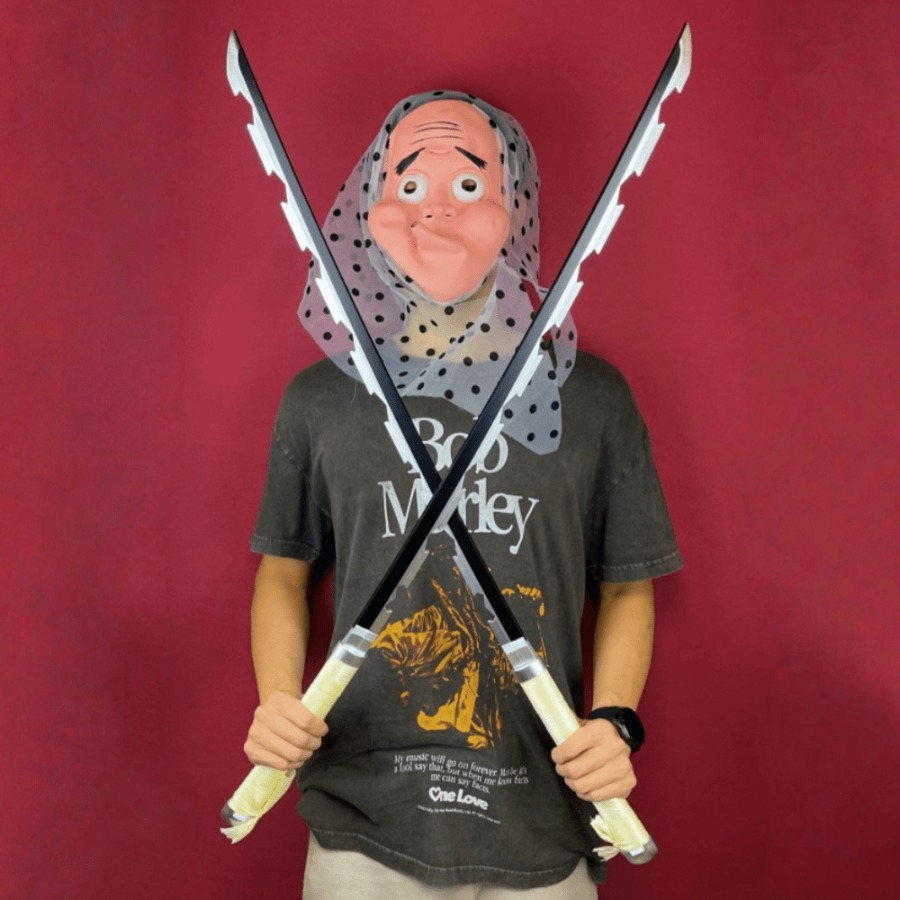 40inch Demon Slayer Inosuke Ka - Anime Cosplay Katana avaliação e preço