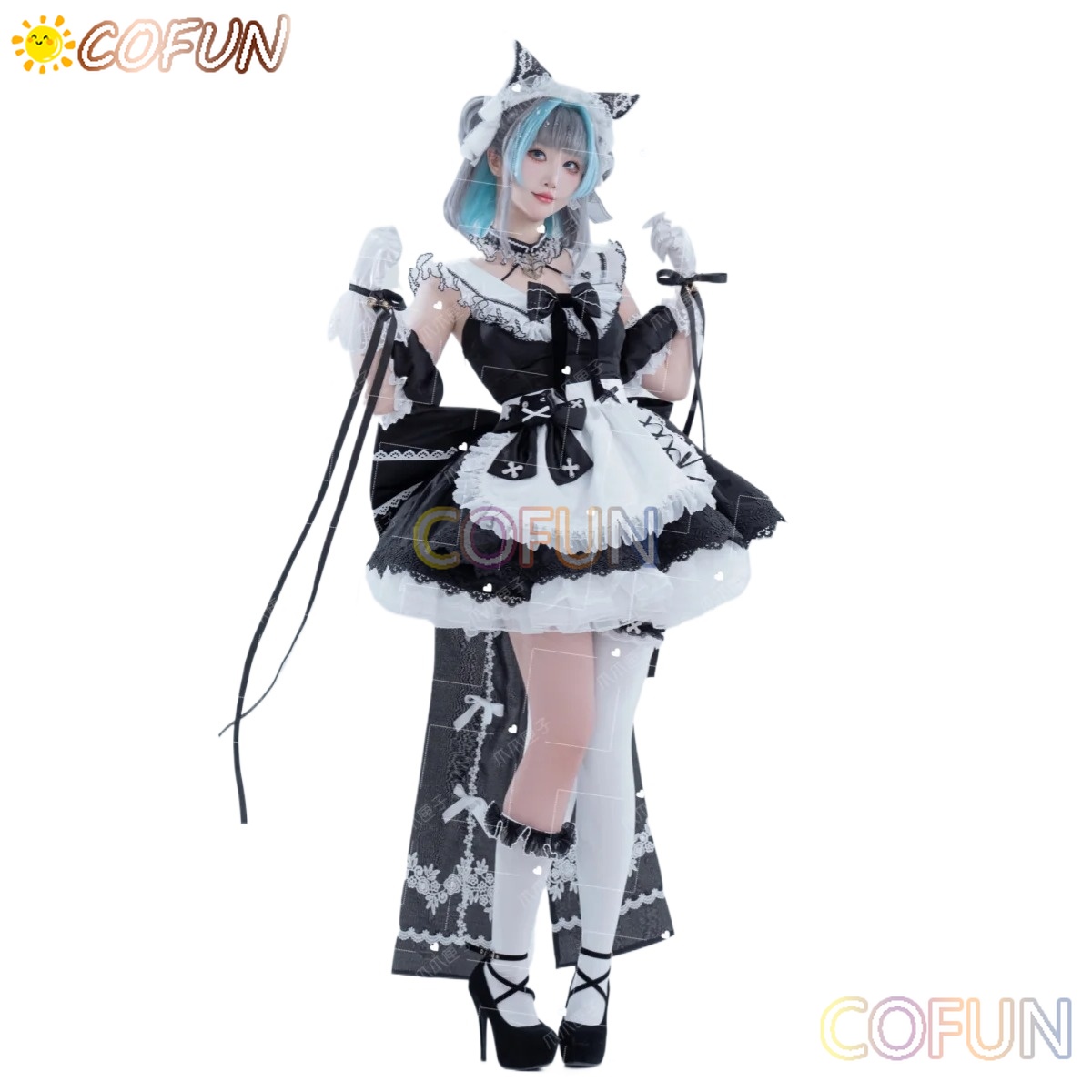 COFUN Game Azur Lane Cheshire  - Anime Cosplay Maid avaliação e preço