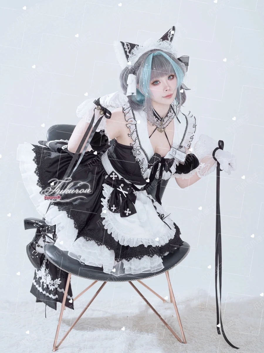 COFUN Game Azur Lane Cheshire  - Anime Cosplay Maid avaliação e preço