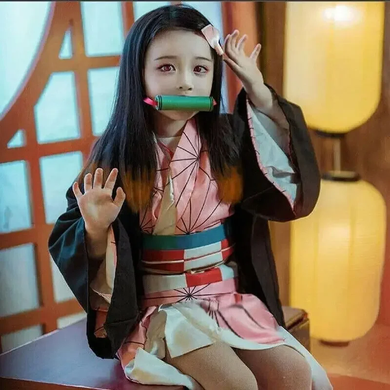 Halloween 2025 Anime Kimetsu N - Anime Cosplay Nezuko avaliação e preço