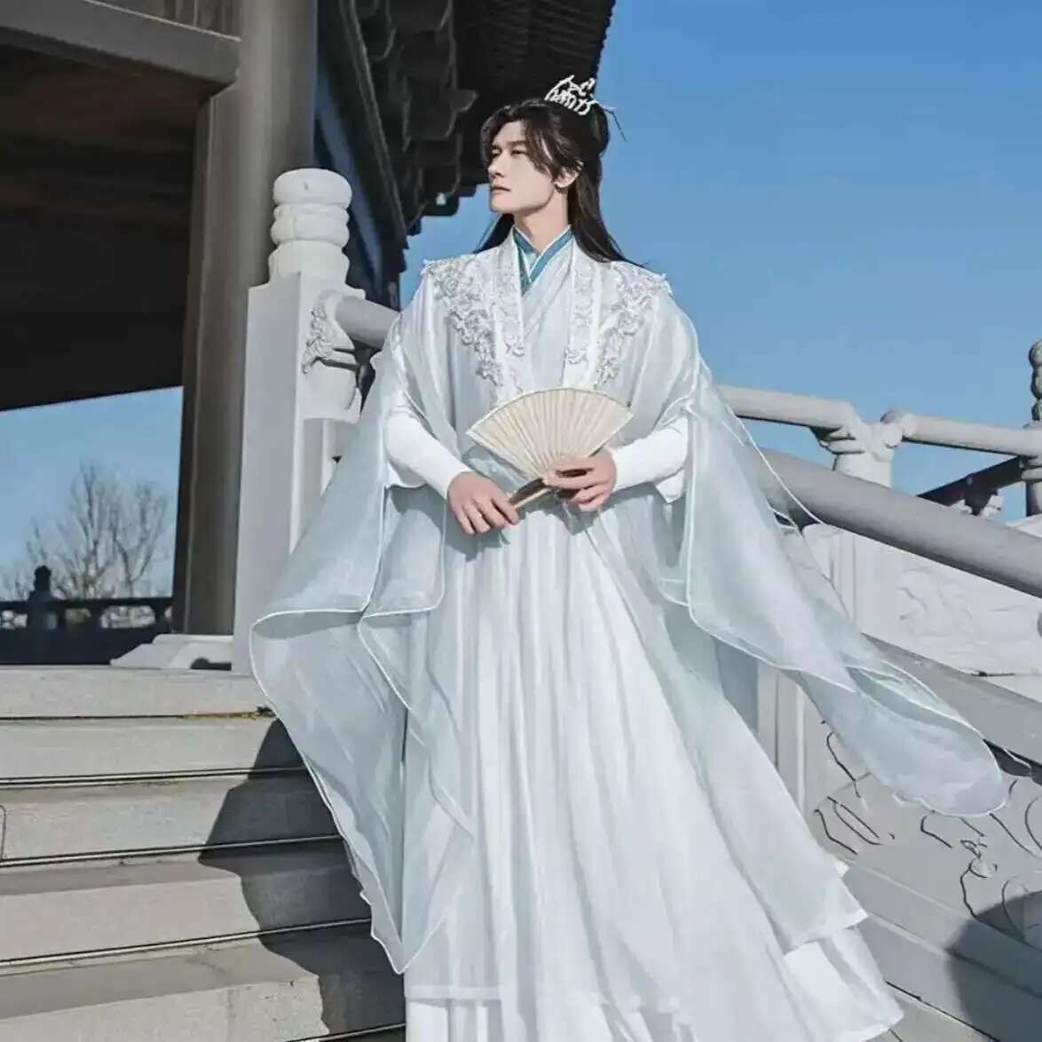Large Size 3XL Hanfu Men Chine - Anime Cosplay Dress For Men avaliação e preço