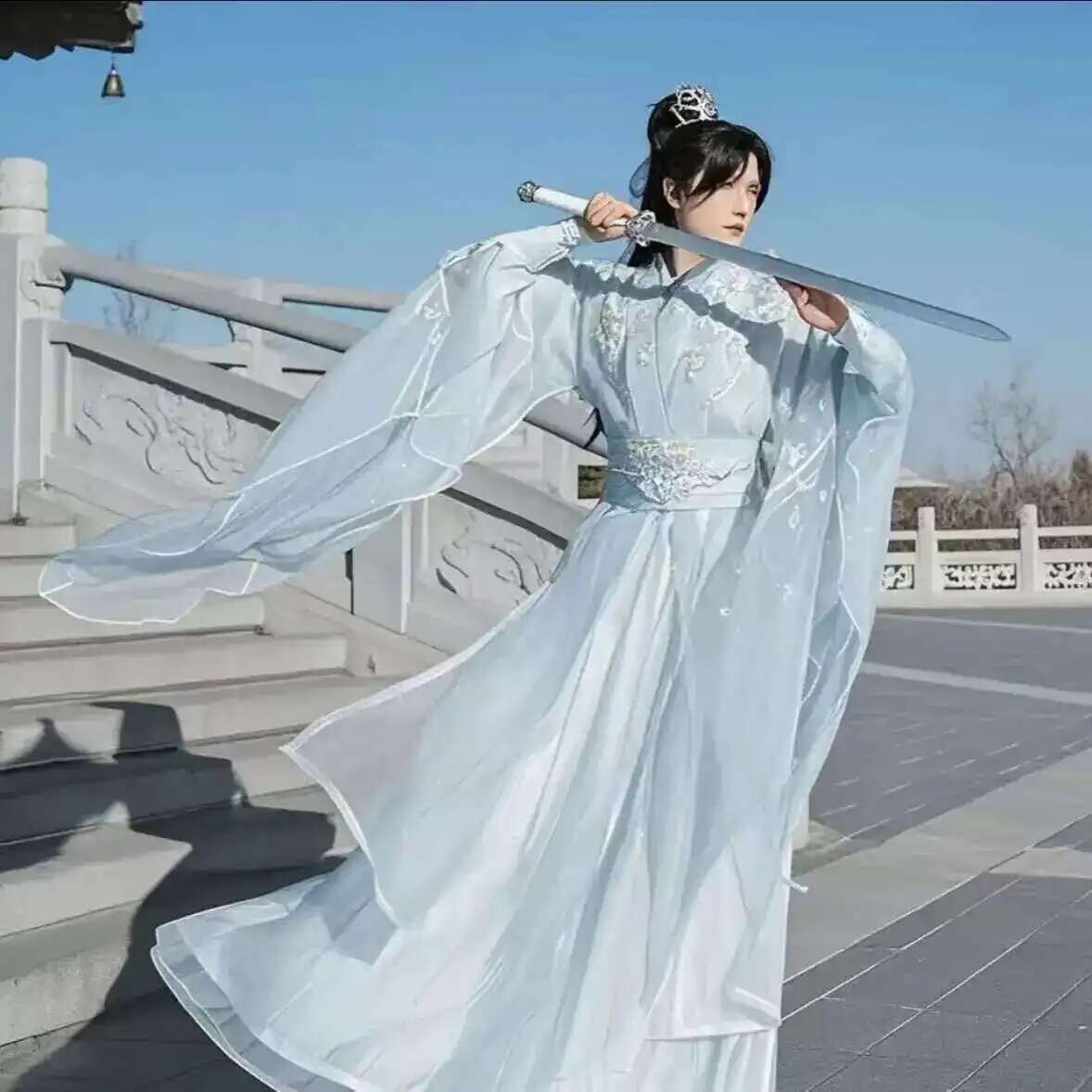 Large Size 3XL Hanfu Men Chine - Anime Cosplay Dress For Men avaliação e preço