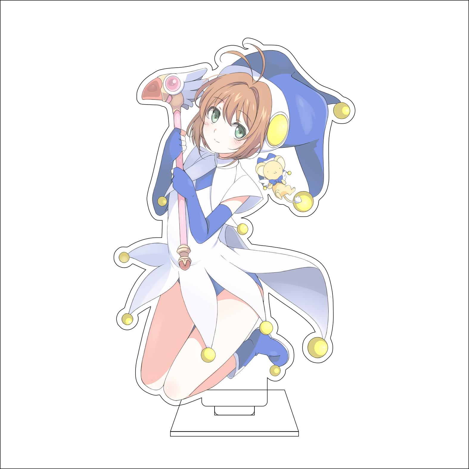 16CM Anime Cardcaptor Sakura C - Anime Cosplay Anime avaliação e preço