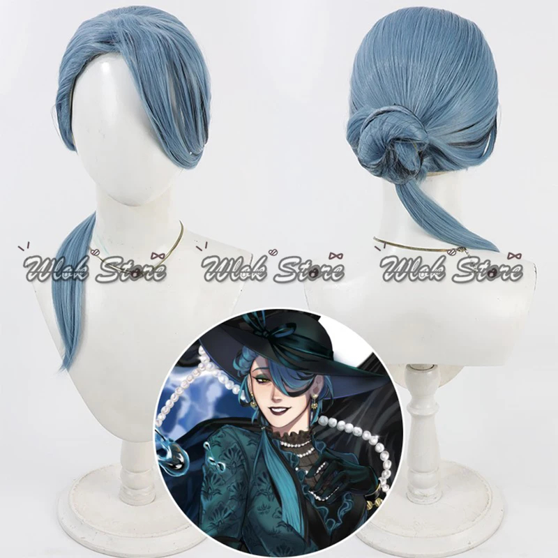 ABC123Anime Game Twisted-Wonde - Anime Cosplay Blue Hair avaliação e preço