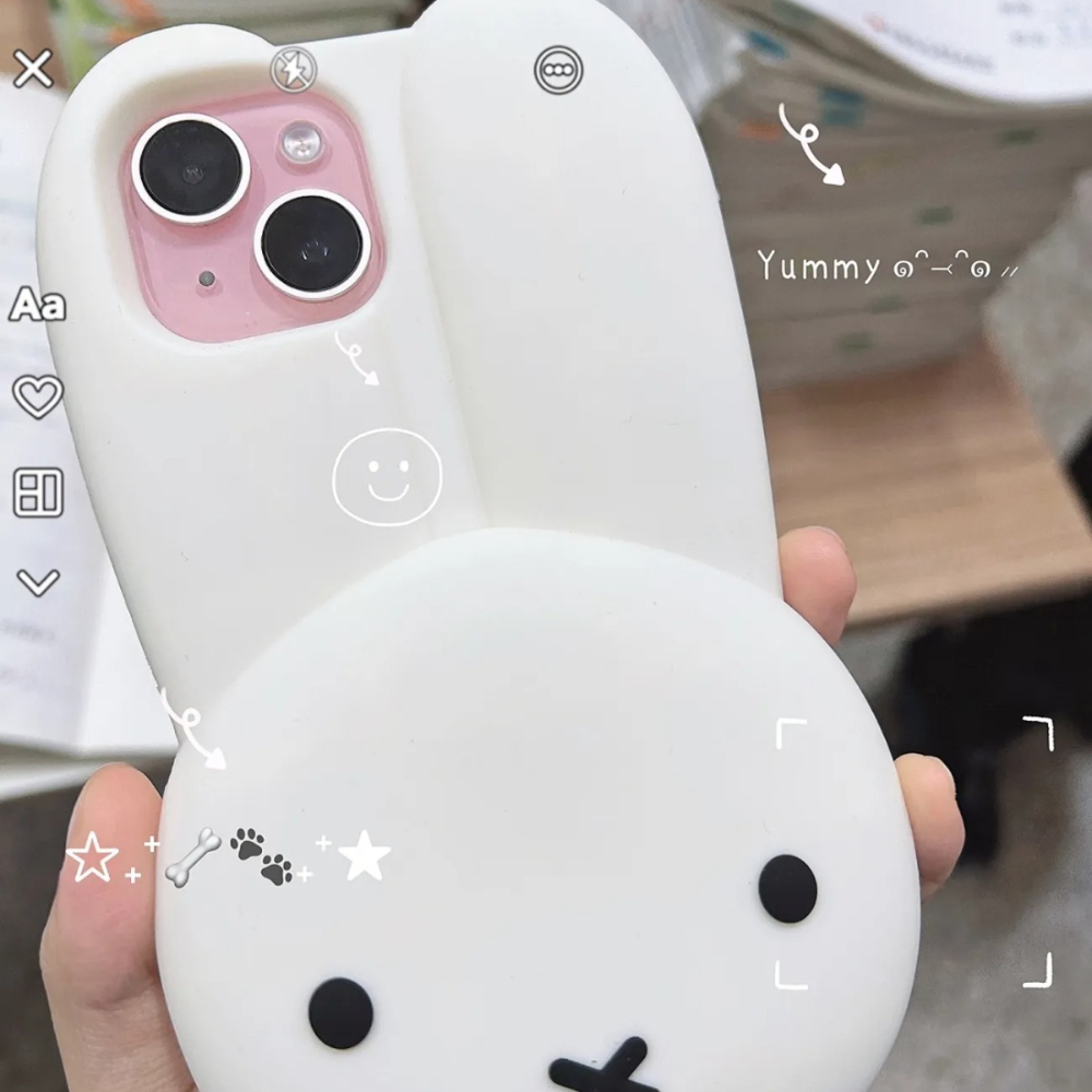 Miffy Rabbit White Silicone Ph - Anime Cosplay Images avaliação e preço